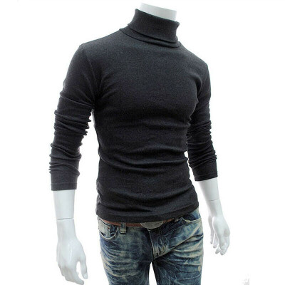 

Mens Winter Warm Cotton High Neck Pullover Jumper Sweater Tops Turtleneck