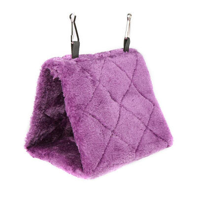 

Warm Soft Plush Birds Parrot Hammock Nest Pets Hang Bed Cave Cage Hut House