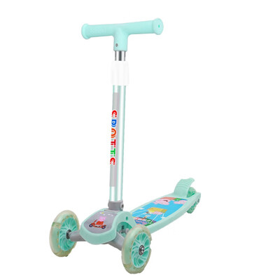 

Children scooters 2-6 years old three-wheel scooters beginners one-button folding ordinary wheels