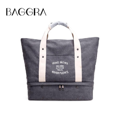 

Women Canvas Handbag Shoulder Bag Large Capacity Casual Tote Travel Bag
