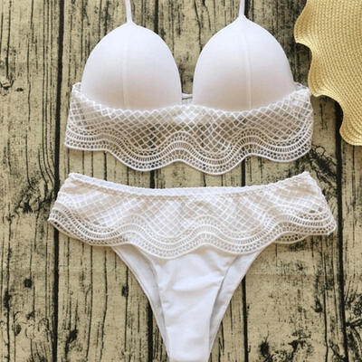 

Women&39s High Waisted Bikini Set Push Up Padded Swimsuit Bathing Suit Swimwear