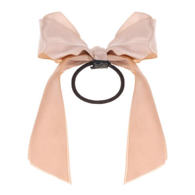 

Women Satin Ribbon Bow Hair Band Ponytail Holder Girls Hairstyle Wear Rope