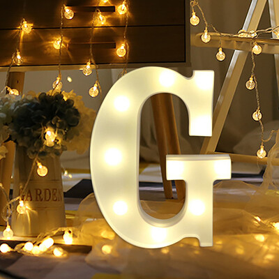 

Siaonvr Remote control Alphabet Letter Lights LED Light Up White Plastic Letters Stand A