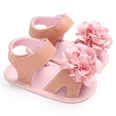 

Baby Girls Big Flower Prewalkers Shoes Crib Bebe Princess First Walkers Infant Toddler Soft Soled Shoe Forborn