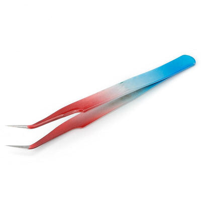 

Greensen Stainless Steel Curved Tweezers for Nail Art Work Eye Lashes Extension Tool