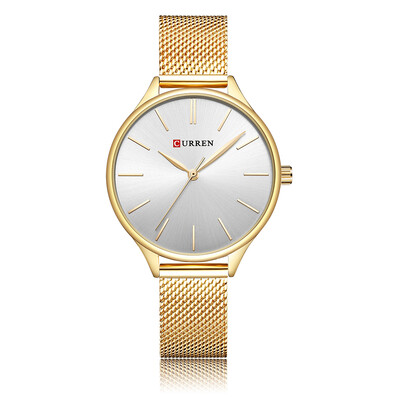 

CURREN 9024 Women Watch Quartz Movement Wrist Watch Simple Causal Gift for Women