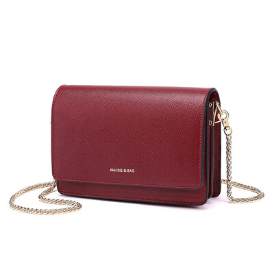 

Ins super fire bag female 2019 new fashion wild chain port wind retro small square bag shoulder Messenger bag