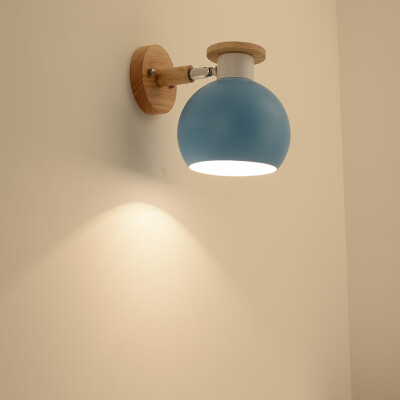 

Gobestart Creative Wall Lamp Swing Head Sconce light Bedroom Lighting Bedside Reading Lamp