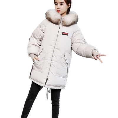 

Toponeto Women Winter Warm Coat Faux Fur Hooded Thick Warm Slim Jacket Long Overcoat