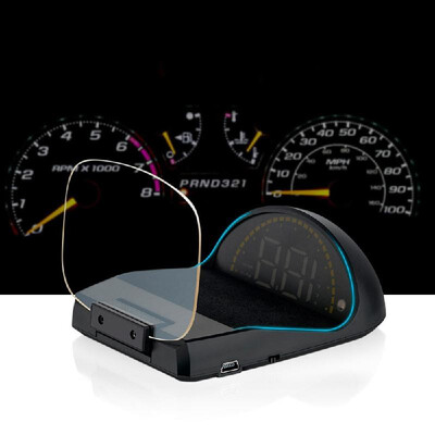 

Head-Up Display Speed Temperature Voltage Single Range Display Car HUD