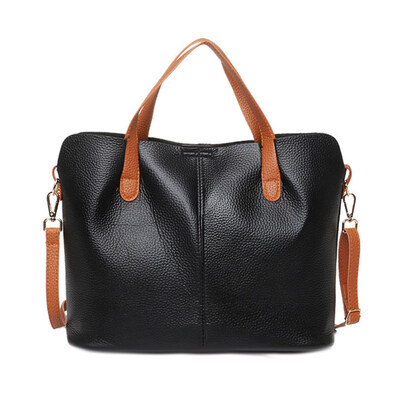 

Fashion Large Capacity Women Faux Leather Tote Crossbody Shoulder Bag Handbag