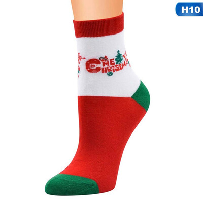 

Lovely Christmas Socks WomenGift Santa Claus Deer Warm Winter Funny Socks