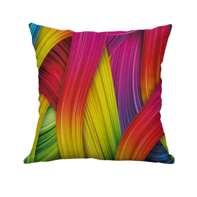 

〖Follure〗New Dynamic Ripple Vortex Seven Color Creative Pillow Linen Pillowcase