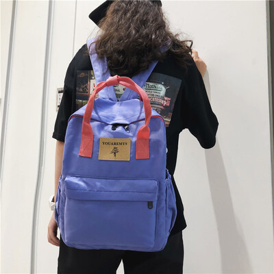 

Ins schoolbag female Korean version of senior high school students Simplified Sen Department Junior High School Girls College wind