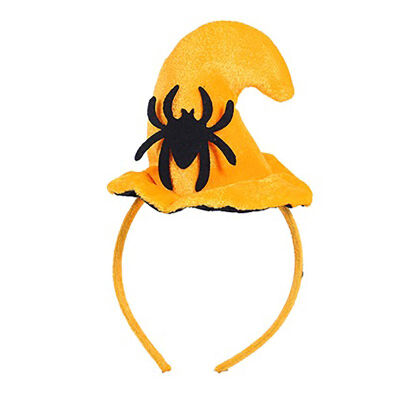 

1 pc Halloween Pumpkin Spider Headband Halloween Witch Hat Fancy Dress Party Costume Cap Party Decor For Adults Kids Cap Cosplay