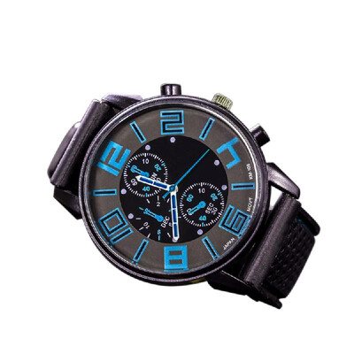 

Fashion Men Luxury Stainless Steel Quartz Sport Silicone Band Dial Wrist Watch White
