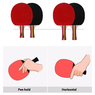 

Table Tennis Racket Set 2 Ping Pong Paddles&3 Ping Pong Balls