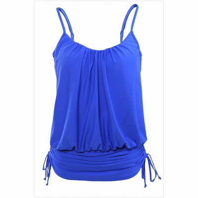 

multicolor camisole skirt one-piece swimsuit