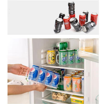 

Beers Soda Cans Holder Storage Kitchen Organization Fridge Rack Plastic Space