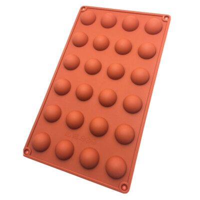 

61524 Holes Hemisphere Shape Silicone Chocolate Candy Mold Food Grade Baking Accessories Bakeware Kitchen Gadgets
