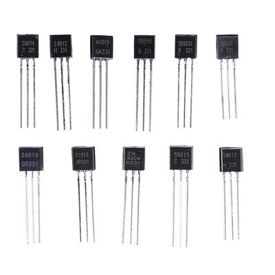 

11Values 10pcs Transistor Kit 2N5088 2N4401 2N7000 13001 13003 78L09 78L05