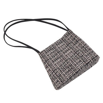 

Fashion Women Shoulder Bucket Bags Weaving Handbag Casual Top-handle Bag