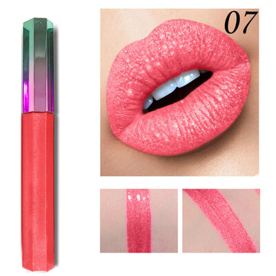 

12Colors Professional Matte Metallic Shiny Lip Glaze Gloss Long Lasting Lipstick