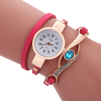 

Explosion models fashion belt quartz watch peacock eye winding bracelet watch female models