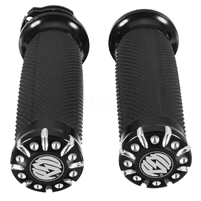 

1 Pair 25mm Motorcycle Handlebar Hand Grips for Har-ley for Sport-ster Cruiser Custom