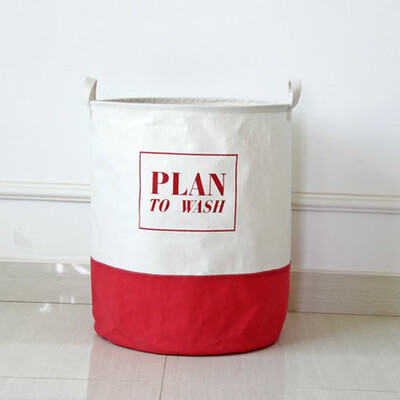 

〖Follure〗Cotton Waterproof PE Coating Storage Basket Sundries Storage Box