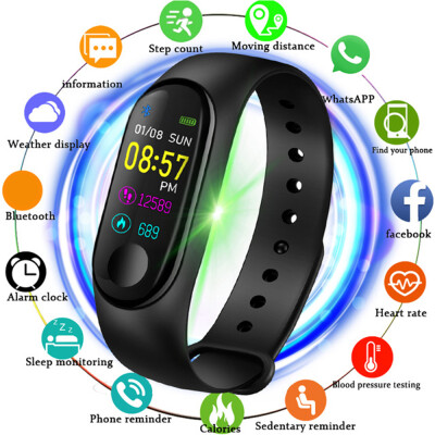 

V5 M3PLUS Intelligent LED color screen watch running health pedometer