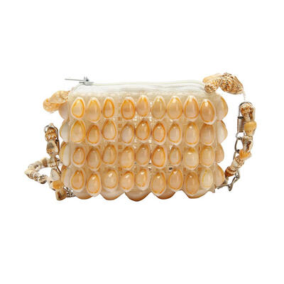 

Shell Beads Shoulder Messenger Bags Beach Women Mini Crossbody Money Packs
