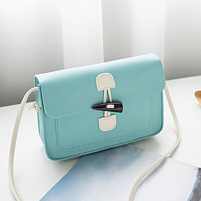 

Tailored Women Fashion Solid Hasp Cover Crossbody Bag Shoulder Bag Phone Bag Coin Bag BK