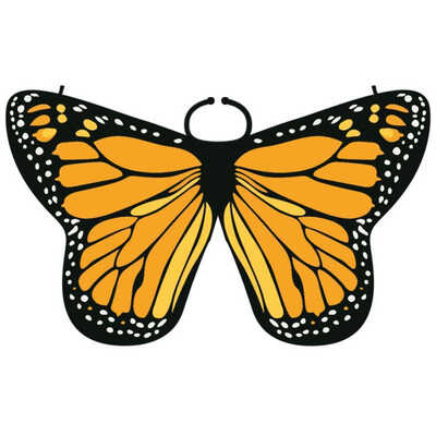 

Children Girl Colorful Cloak Butterfly Cape Scarf Monarch Butterfly Cloak Wing Decoration Festive Party Supplies