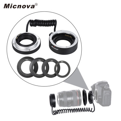 

Micnova KK-MRA5C AF Auto Focus Macro Close-up Reverse Adapter Ring Tube for Canon EFEF- Mount Lens with 4 Adapter Rings58mm 67