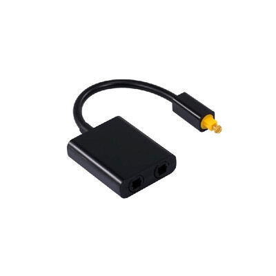 

Mini Audio Cable 1 to 2 Female Splitter Adapter Digital SPDIF Optical Audio Splitter Toslink Optical Fiber Cable