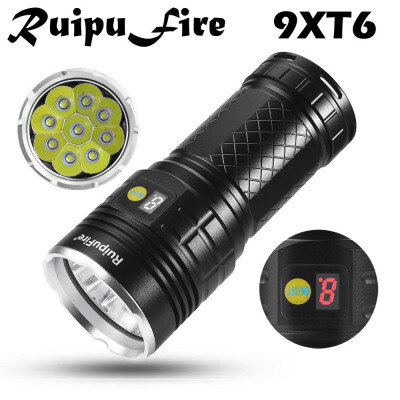 

Saidsome RuipuFire 9 x XM- T6 LED Power Digital Display Hunting Flashligt flashlight lamp