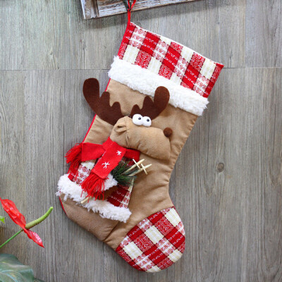 

Tailored Christmas gifts Candy Beads Christmas Santa Claus Snowman Socks Decorations