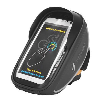 

Waterproof Touch Screen Bicycle Bags MTB Bike Frame Front Tube Storage Bag