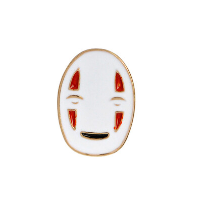 

Enamel White Rabbit Mask Figure Sign Cute Brooches Pins Badge Jewelry Women Gift