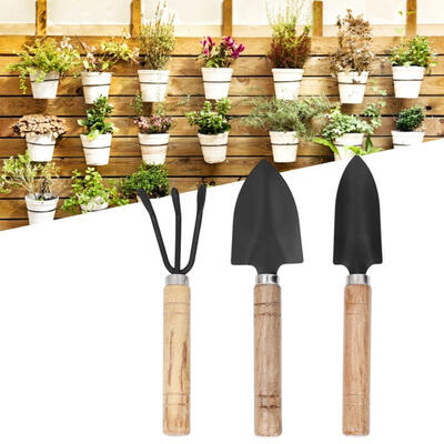 

Greensen 3pcs Mini Plant Gardening Tools Set Spade Claw Rake Shovel Flowers Planting Tools