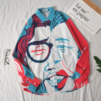 

Tailored Mens Autumn Fashion Shirts Casual Long Sleeve Beach Tops Loose Casual Blouse