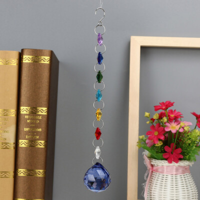 

Toponeto 1PC DIY Bohemian Clear Crystal Ball Prisms Pendant Hanging Wedding Decor Gift