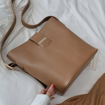 

Summer popular bag simple mother bucket bag women 2019 new Korean version of Joker shoulder Messenger bag