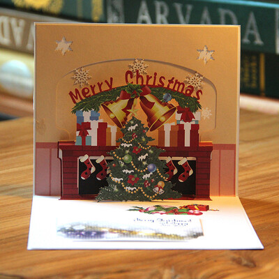 

Siaonvr Merry Christmas 3D Cards Wedding Lover Happy Birthday Anniversary Greeting Cards