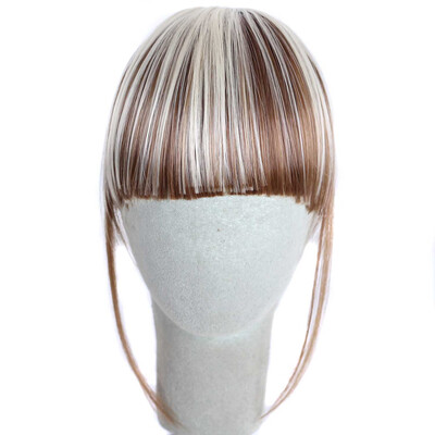 

Gobestart Pretty Girls Clip On Clip In Front Hair Bang Fringe Hair Extension Piece