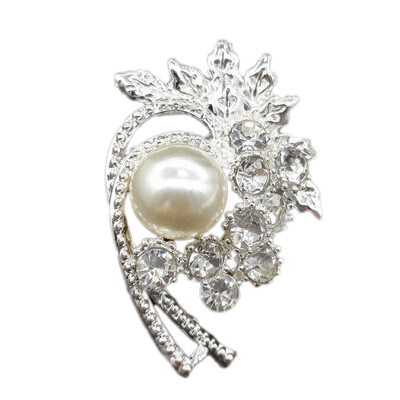 

New Hot Clothing Accessories Inlaid Pearl Flowers Retro Brooch Corsage