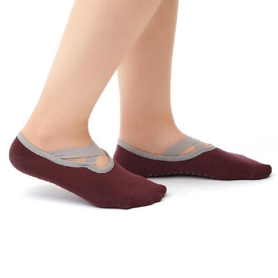 

Women Professional Anti Slip Bandage Sports Yoga Socks Ladies Ventilation Pilates Ballet Socks Dance Sock Slippers
