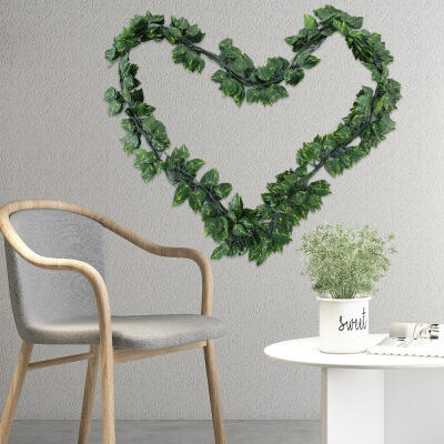 

Greensen Artificial Epipremnum Aureum Leaf Trim Vine Fake Foliage Flower Plant Home Decor