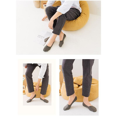 

Mens shallow mouth cotton socks mens socks solid color socks business cotton four seasons mens casual socks invisible boat sock